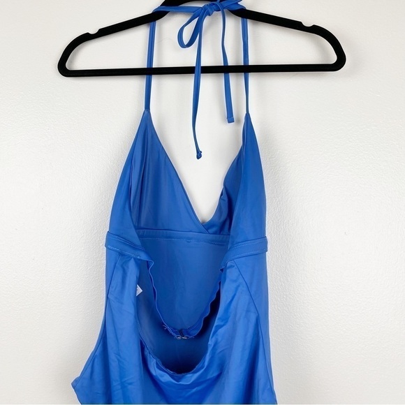 Andie The Lagos One Piece Swimsuit Blue Size L NWT - Picture 8 of 10